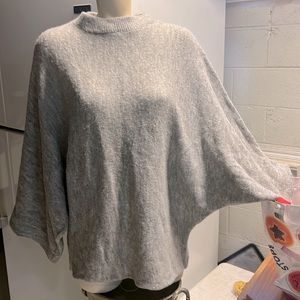 Wool blend, comfy sweater with dolman sleeve